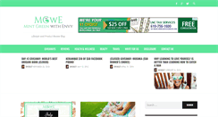 Desktop Screenshot of mintgreenwithenvy.com